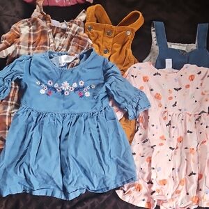 Place Brown and Orange Plaid Shirt